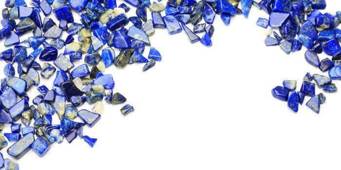 Plusieurs pierres de Lapis-lazuli